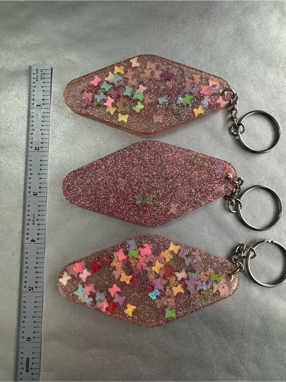 Handmade sparkling pink